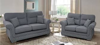 Domestic upholstered armchair / suite seat being deep-cleaned